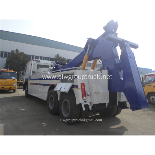 HOWO 6x4 wrecker heavry duty rotator tow truck
